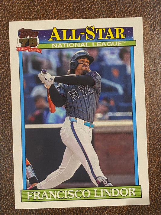 Francisco Lindor - 2026 Topps Series 2 - 1991 Topps All Stars - Mets
