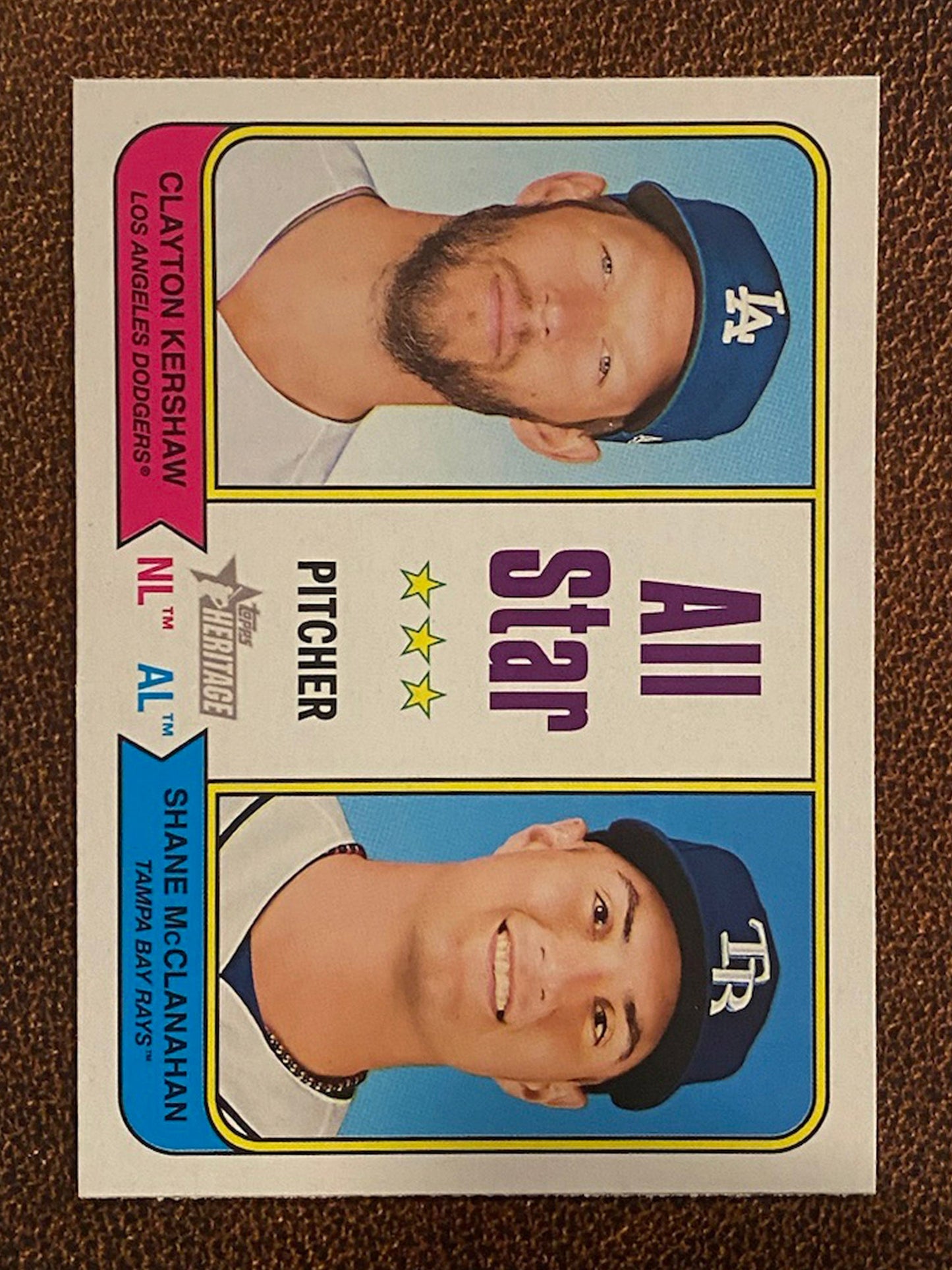 Clayton Kershaw/Shane McClanahan - 2023 Topps Heritage - All Star