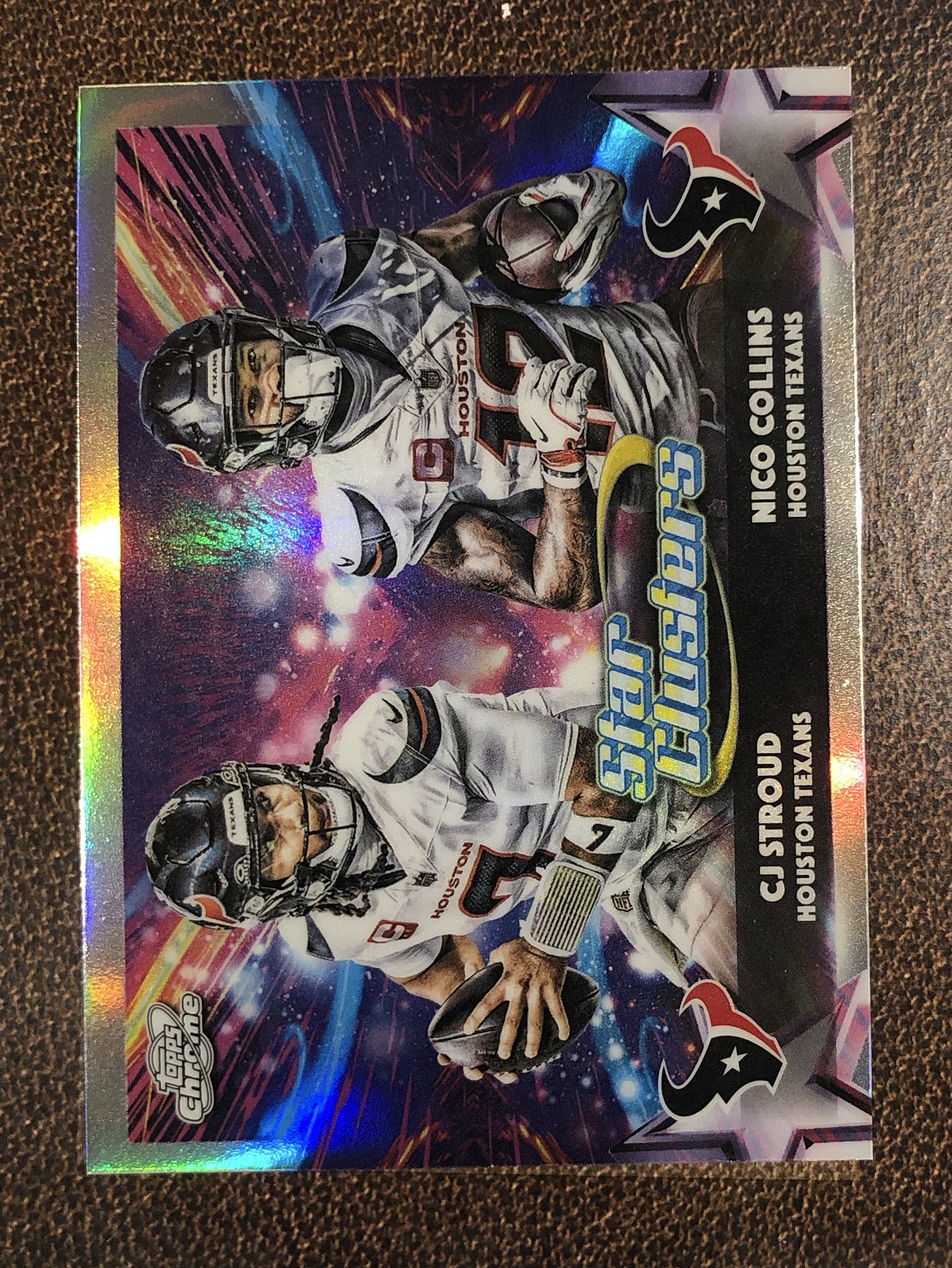C.J. Stroud / Nico Collins - 2025 Topps Chrome Cosmic - Star Cluster - Texans