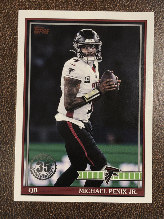 Michael Penix Jr. - 2026 Topps Flagship - 1991 Insert - Falcons