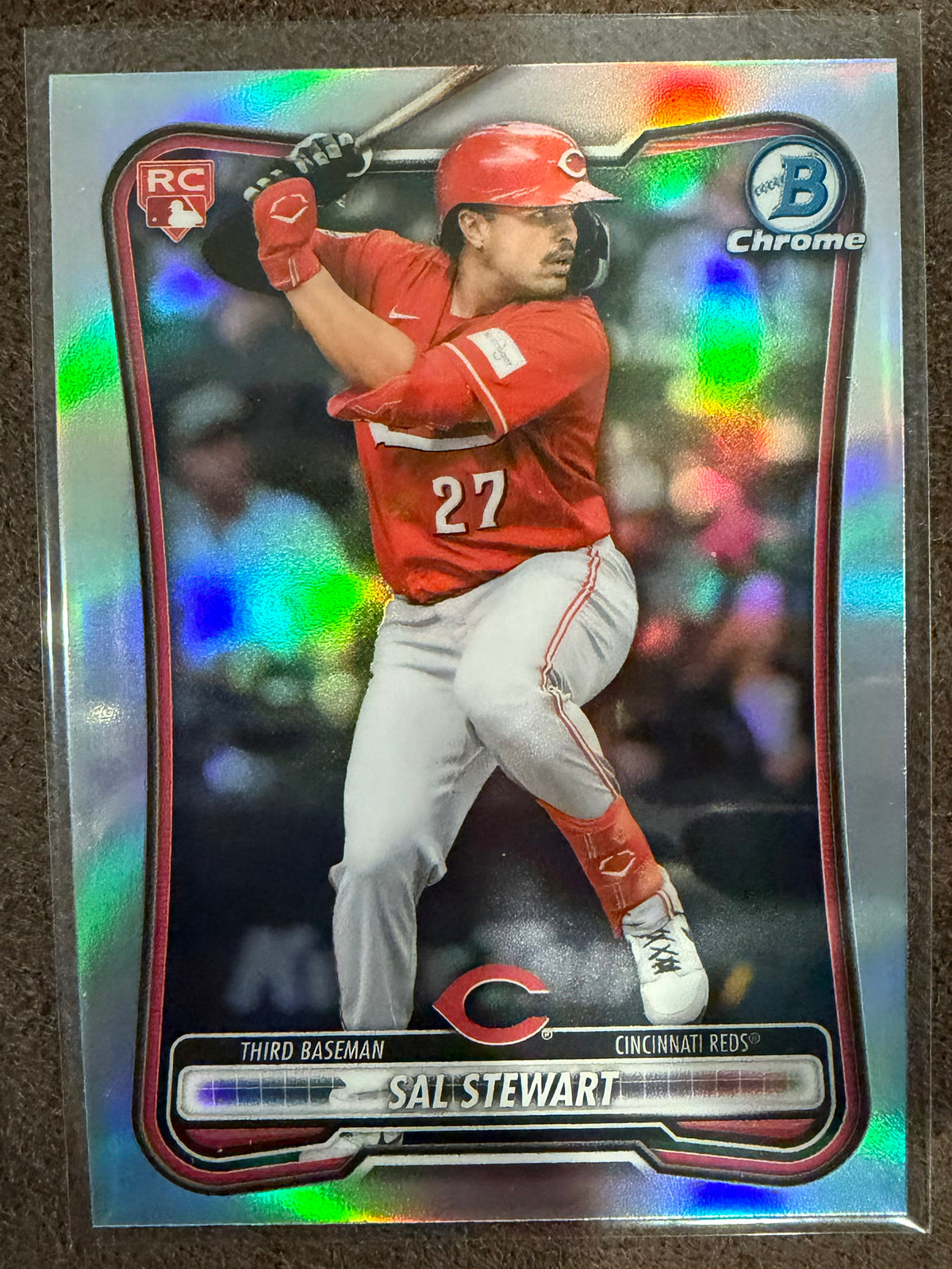 Sal Stewart - 2026 Bowman Chrome - Red rookie redemption - Reds