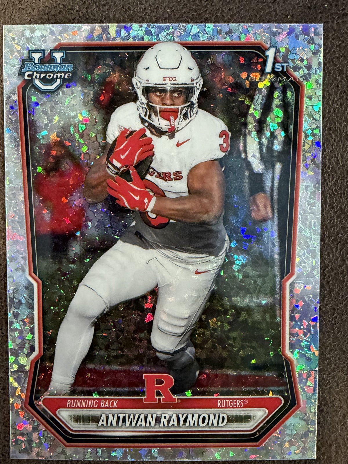 Antwan Raymond - 2026 Bowman Chrome - 1st Mini Diamond - Rutgers