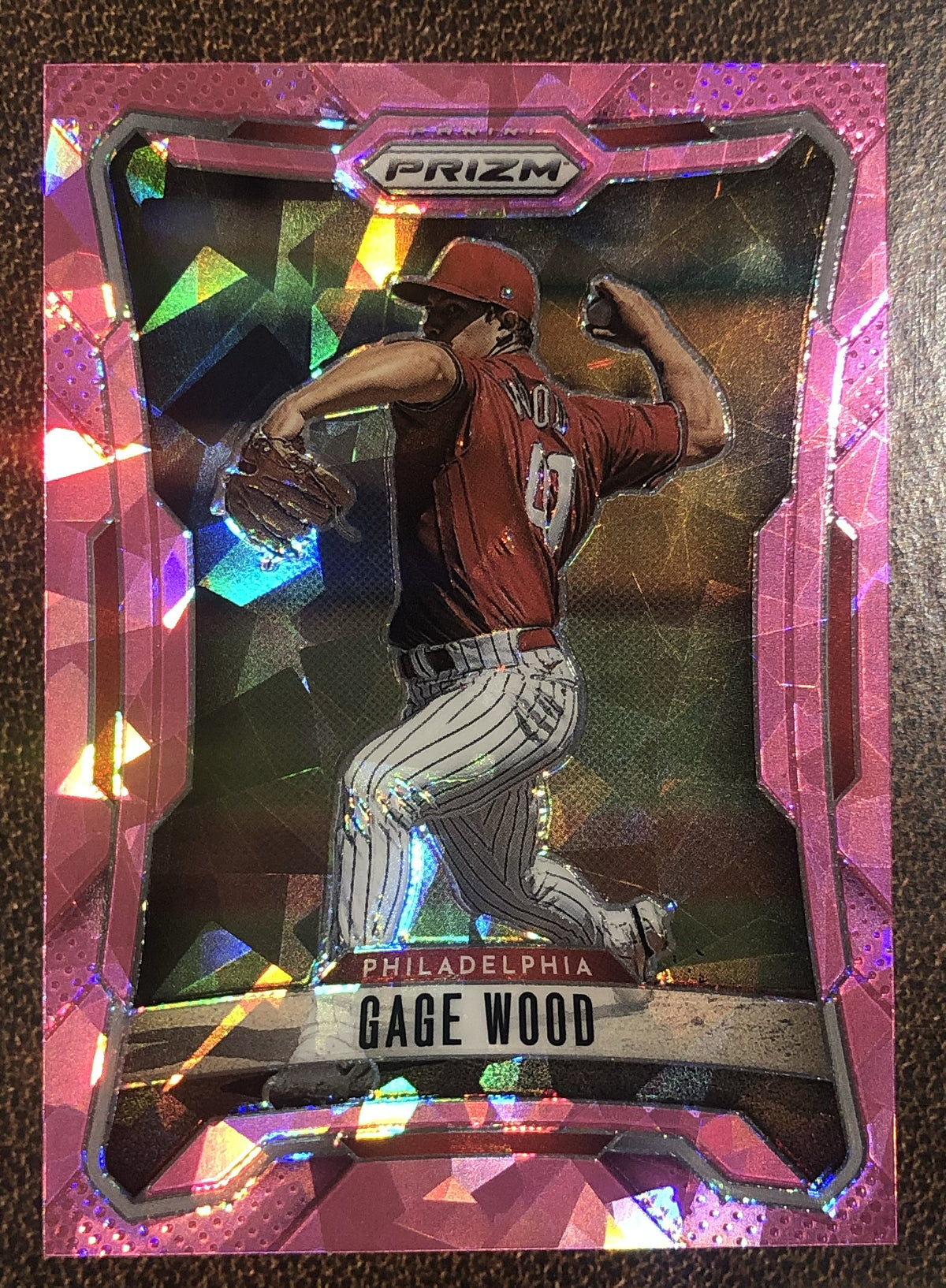Gage Wood - 2026 Panini Prizm - Pink Ice - Phillies