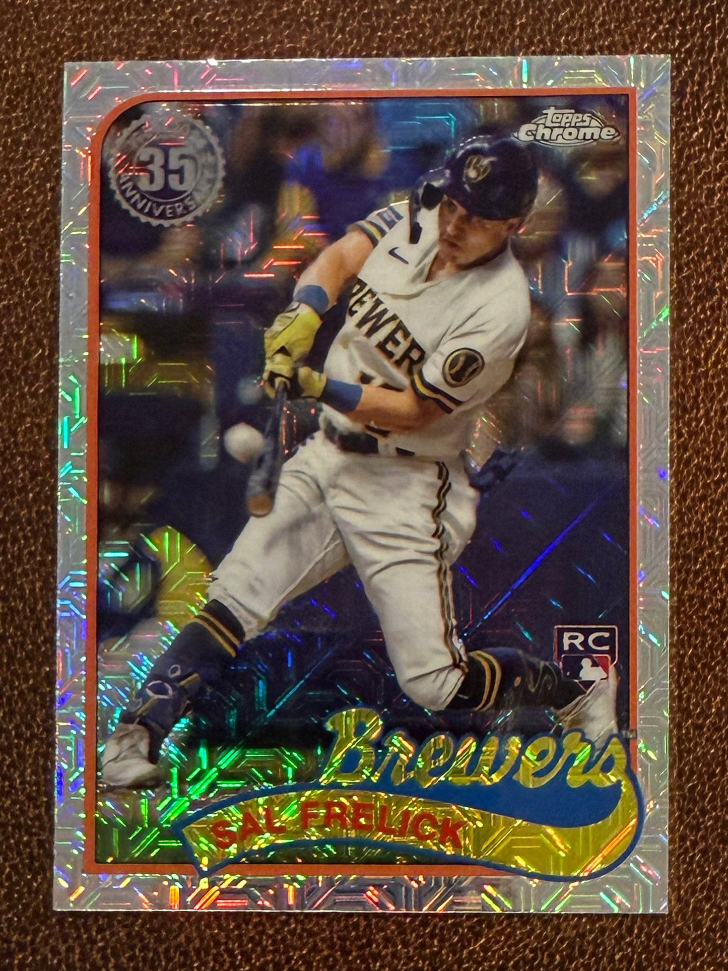 Sal Frelick - 2024 Topps Update - Silver Pack Mojo Refractor - Brewers