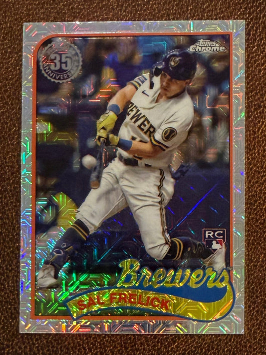 Sal Frelick - 2024 Topps Update - Silver Pack Mojo Refractor - Brewers