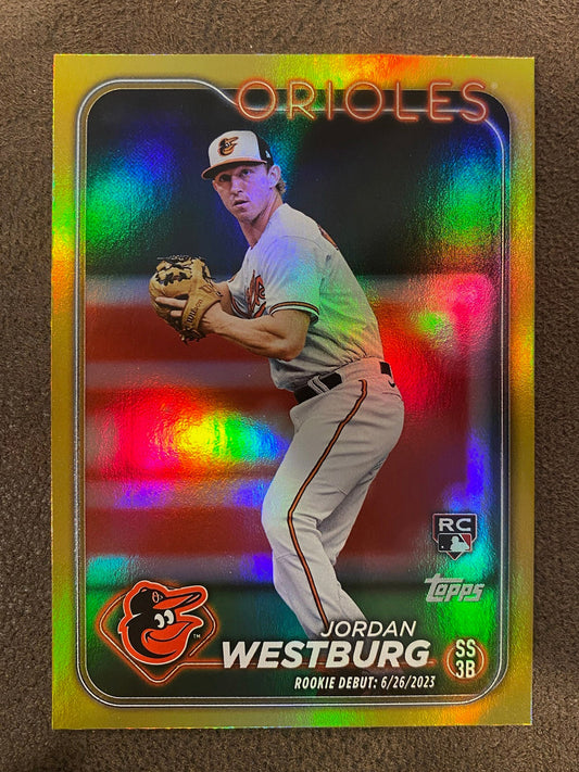 Jordan Westburg - 2024 Topps Update - Gold Foil - Orioles