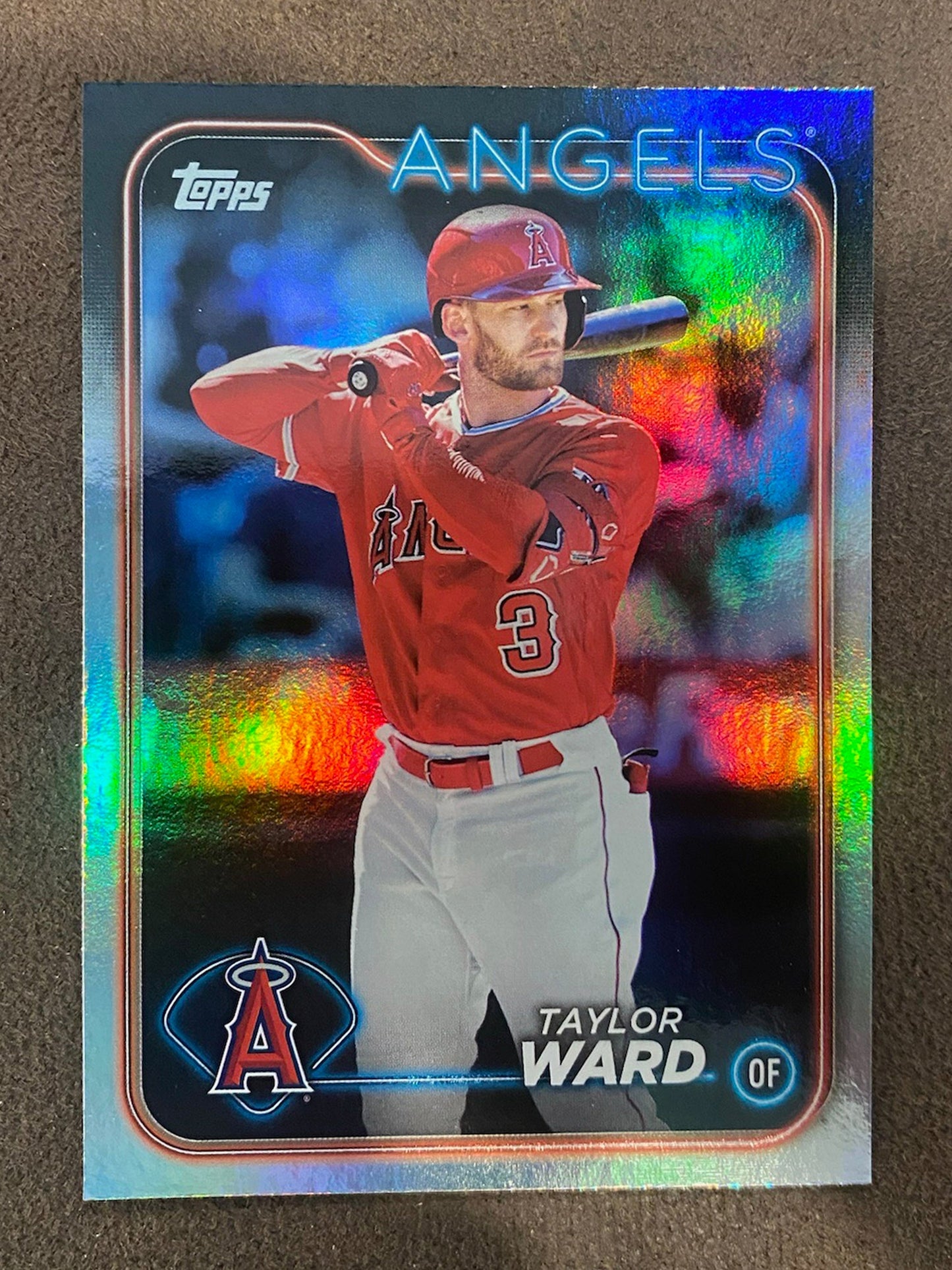 Taylor Ward - 2024 Topps Series 1 - Rainbow Foil - Angels
