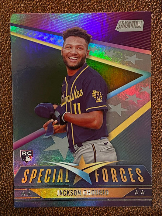 Jackson Chourio - 2024 Topps Stadium Club - Special Forces - Brewers