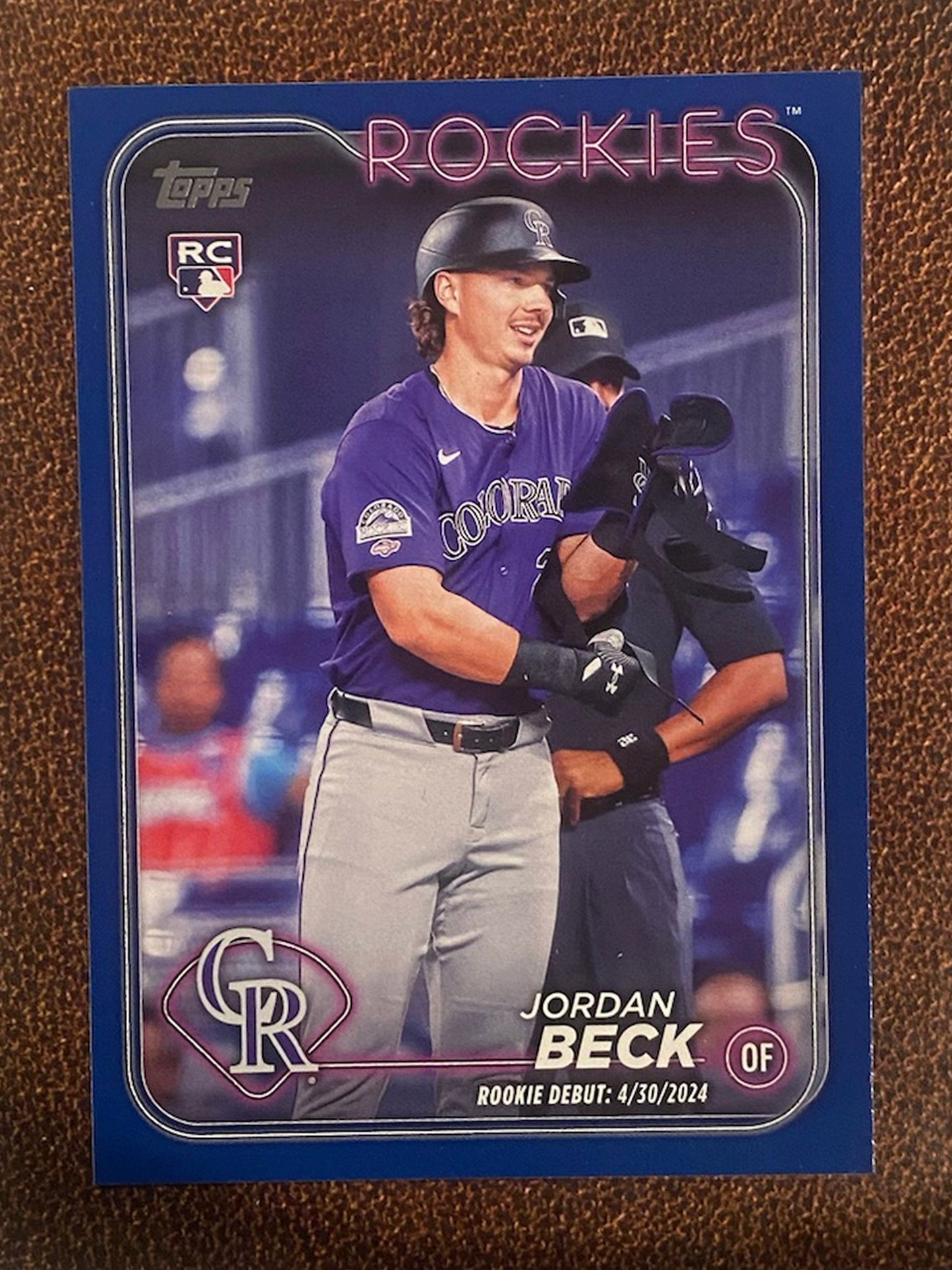 Jordan Beck - 2024 Topps Update - Blue - Rockies