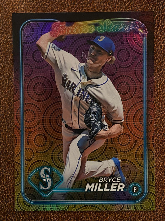 Bryce Miller - 2024 Topps Series 2 - Holiday Parallel - Mariners