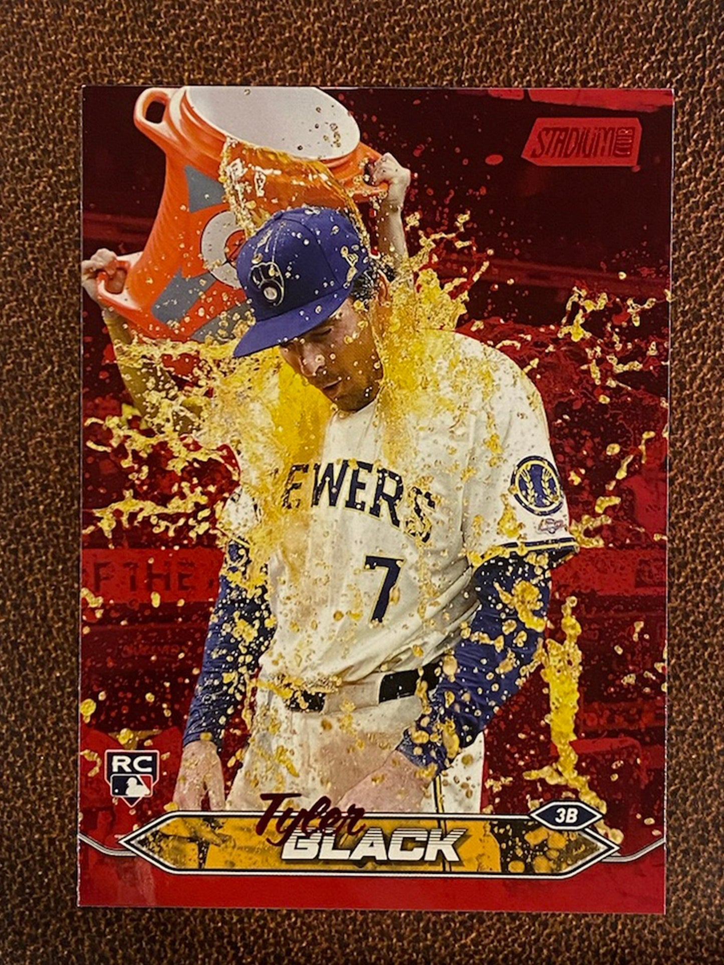 Tyler Black - 2024 Topps Stadium Club - Red Foil - Brewers