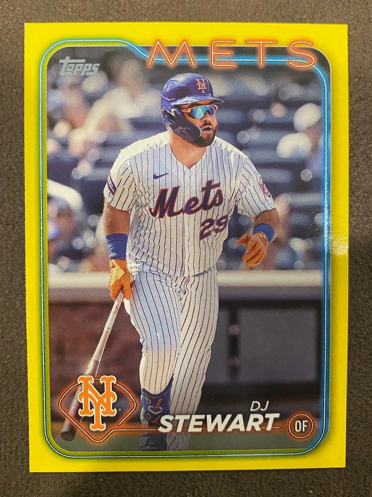 DJ Stewart - 2024 Topps Series 2 - Yellow Parallels - Mets