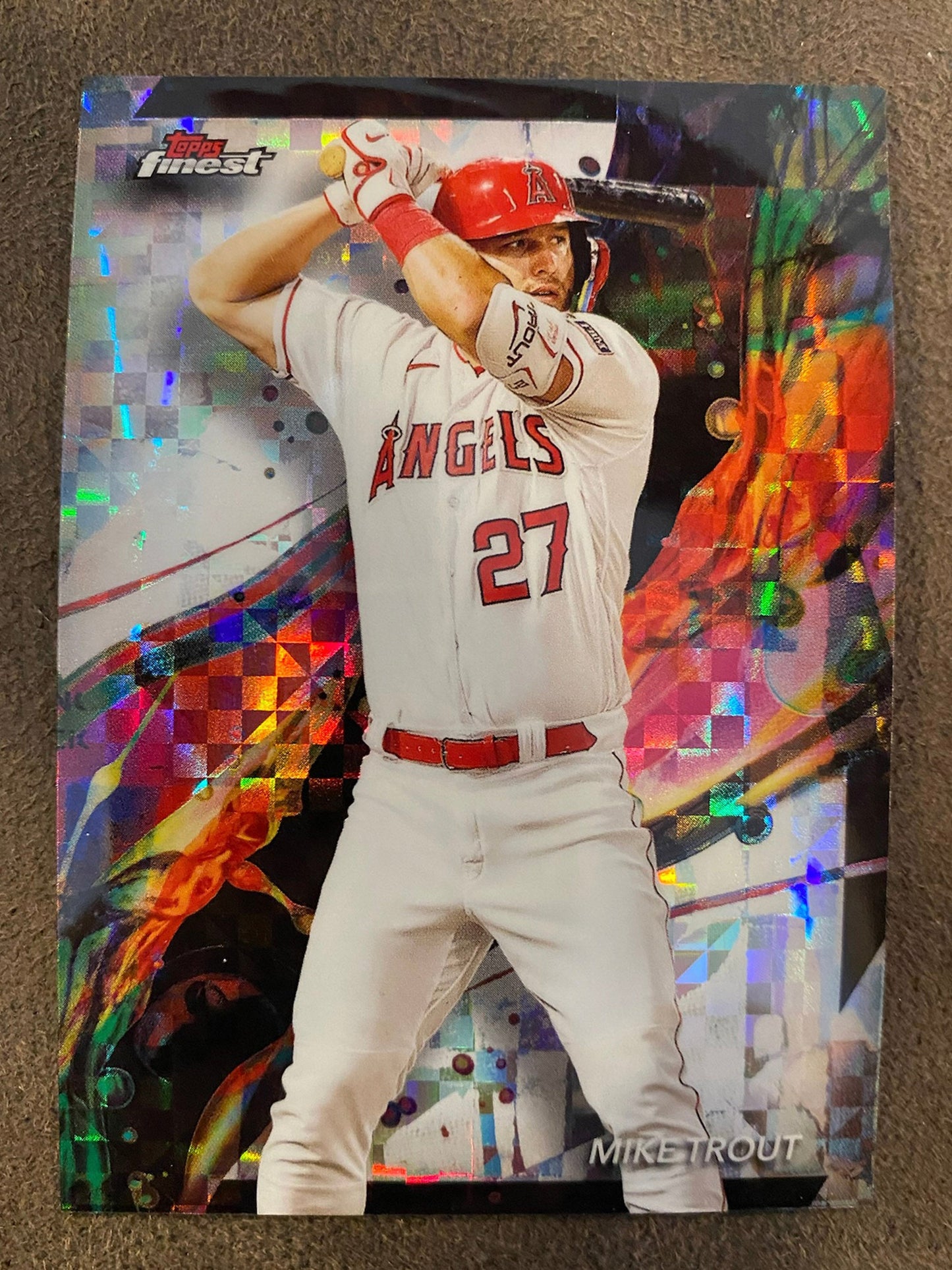 Mike Trout - 2024 Topps Finest - Xfractor - Angels