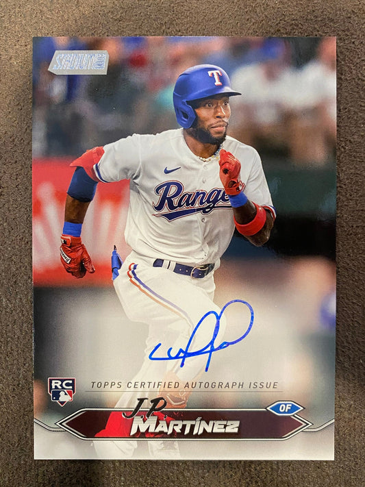 J.P. Martinez - 2024 Topps Stadium Club - AUTO - Rangers