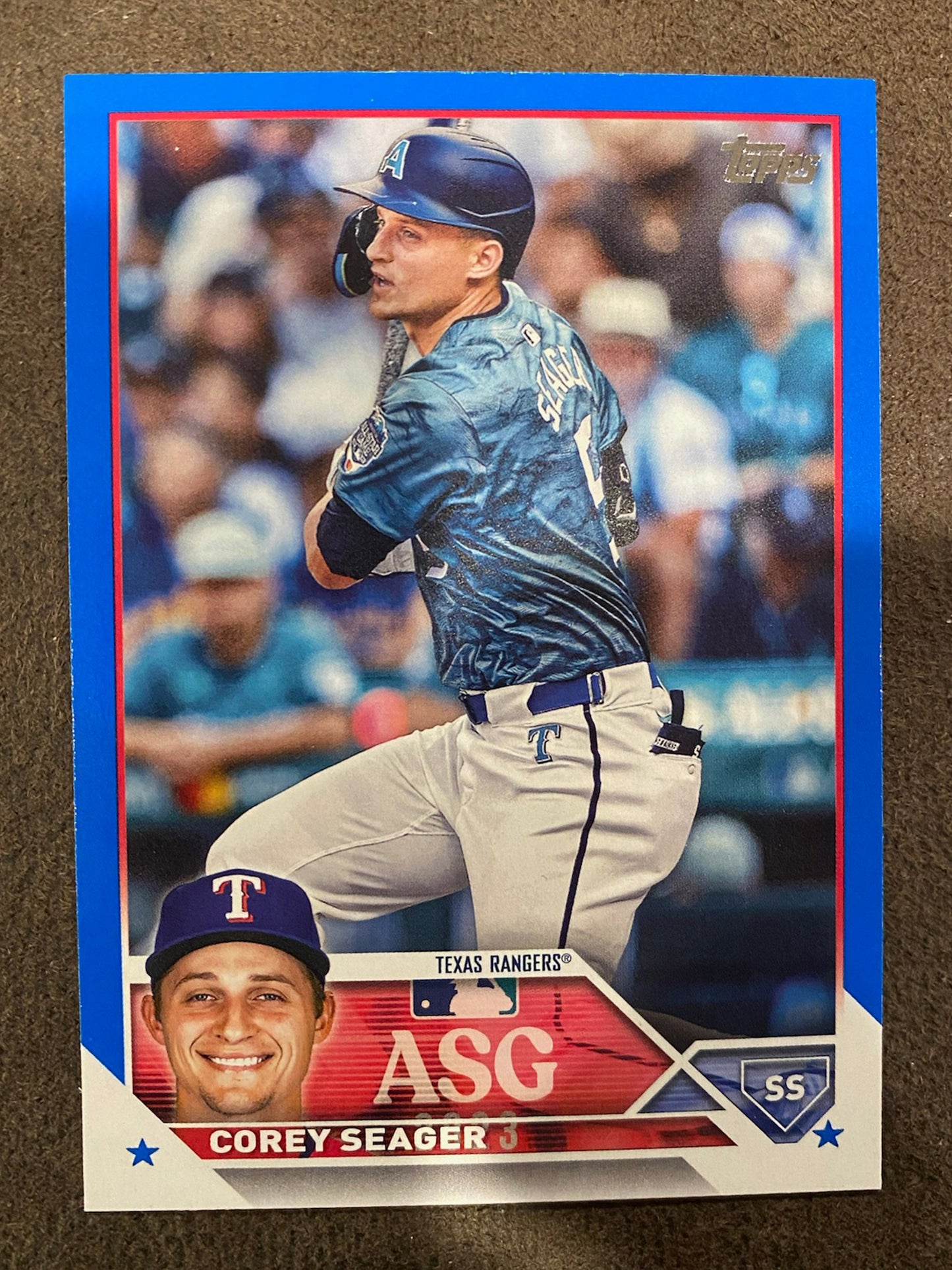 Corey Seager - 2023 Topps Update - All Star Game BLUE - Rangers