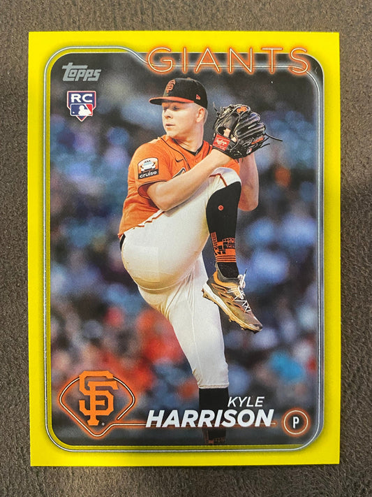 Kyle Harrison - 2024 Topps Series 2 - Yellow - Giants