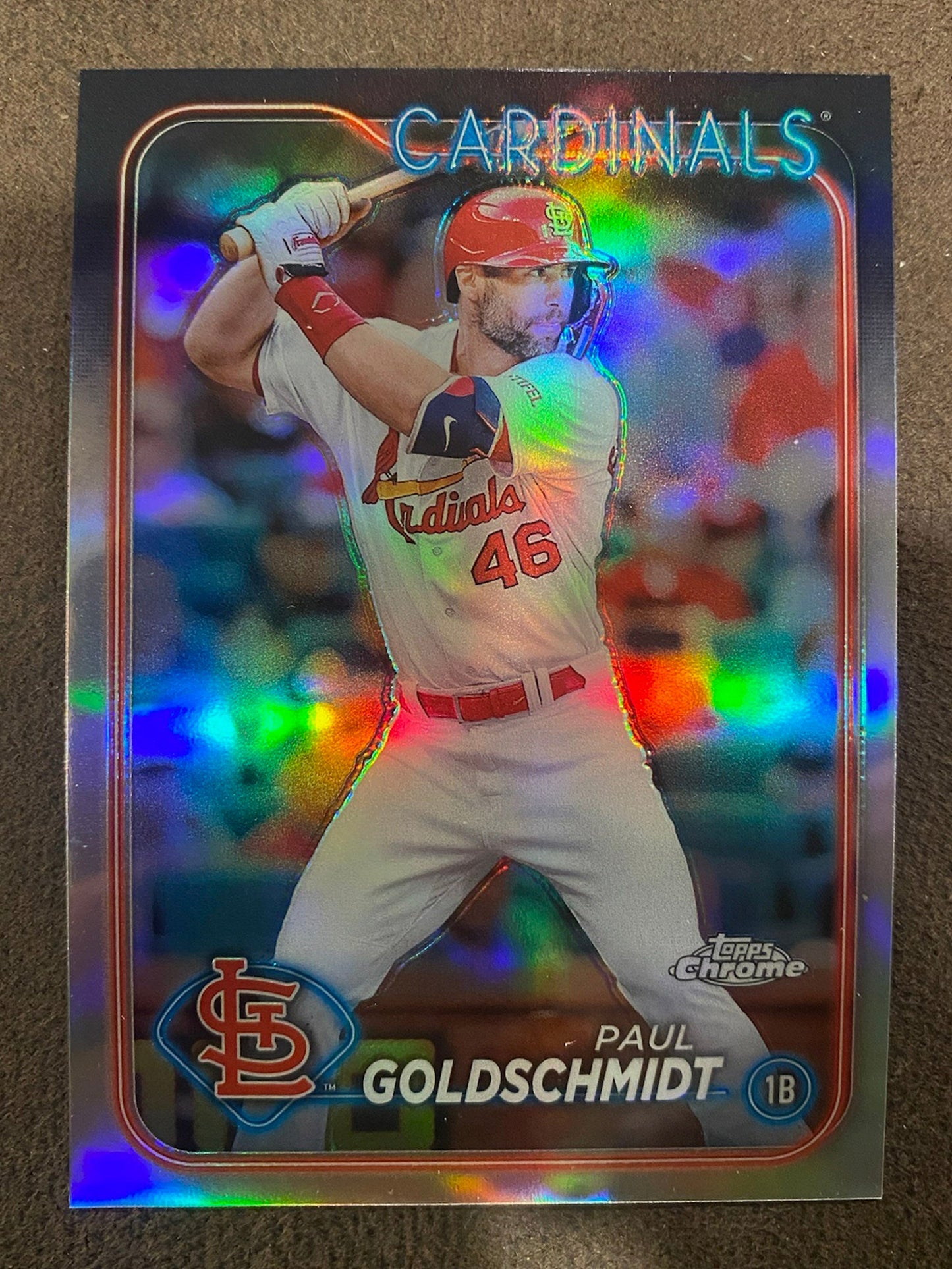 Paul Goldschmidt - 2024 Topps Chrome - Refractor - Cardinals