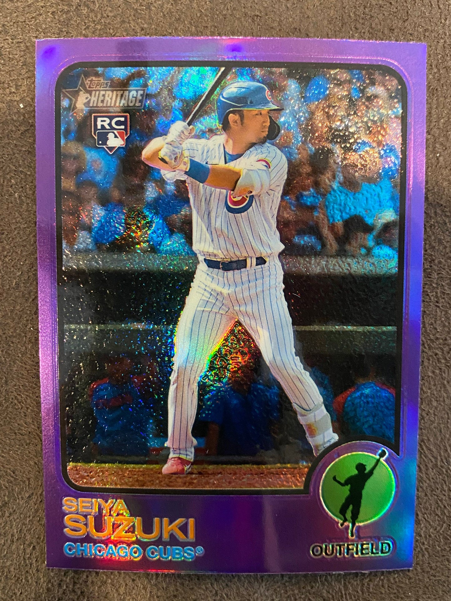 Seiya Suzuki - 2022 Topps Heritage High Number - Purple - Cubs