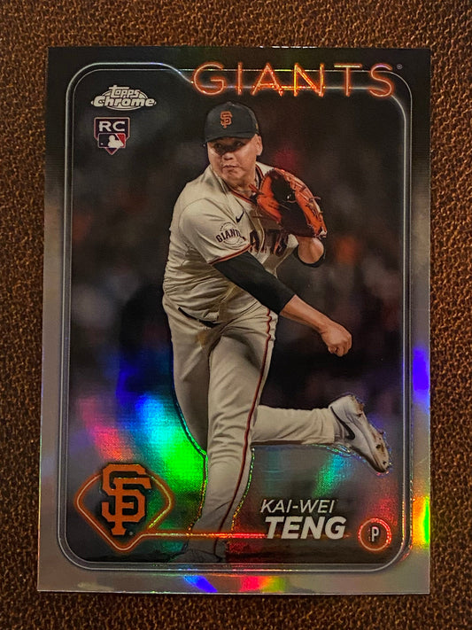 Kai Wei Teng - 2024 Topps Chrome Update - Refractor - Giants