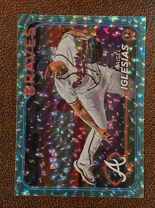 Raisel Iglesias - 2024 Topps Series 2 - Aqua /399 - Braves