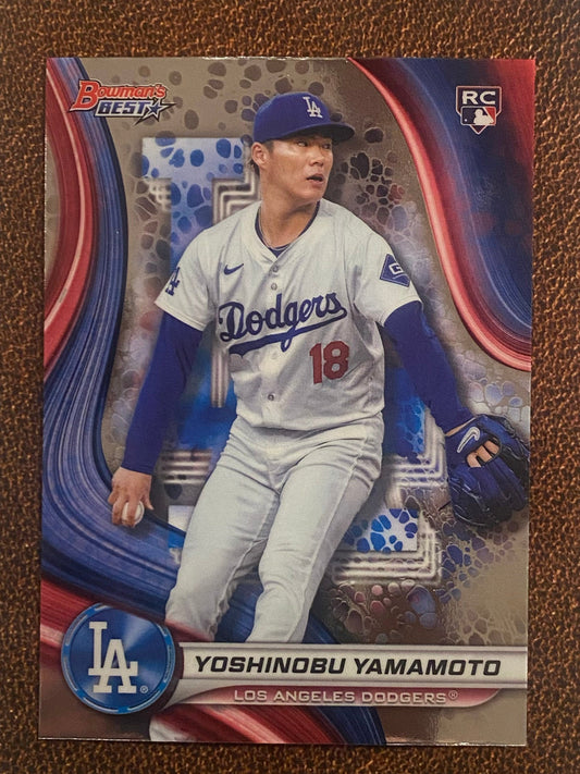 Yoshinobu Yamamoto - 2024 Bowmans Best - Base - Dodgers
