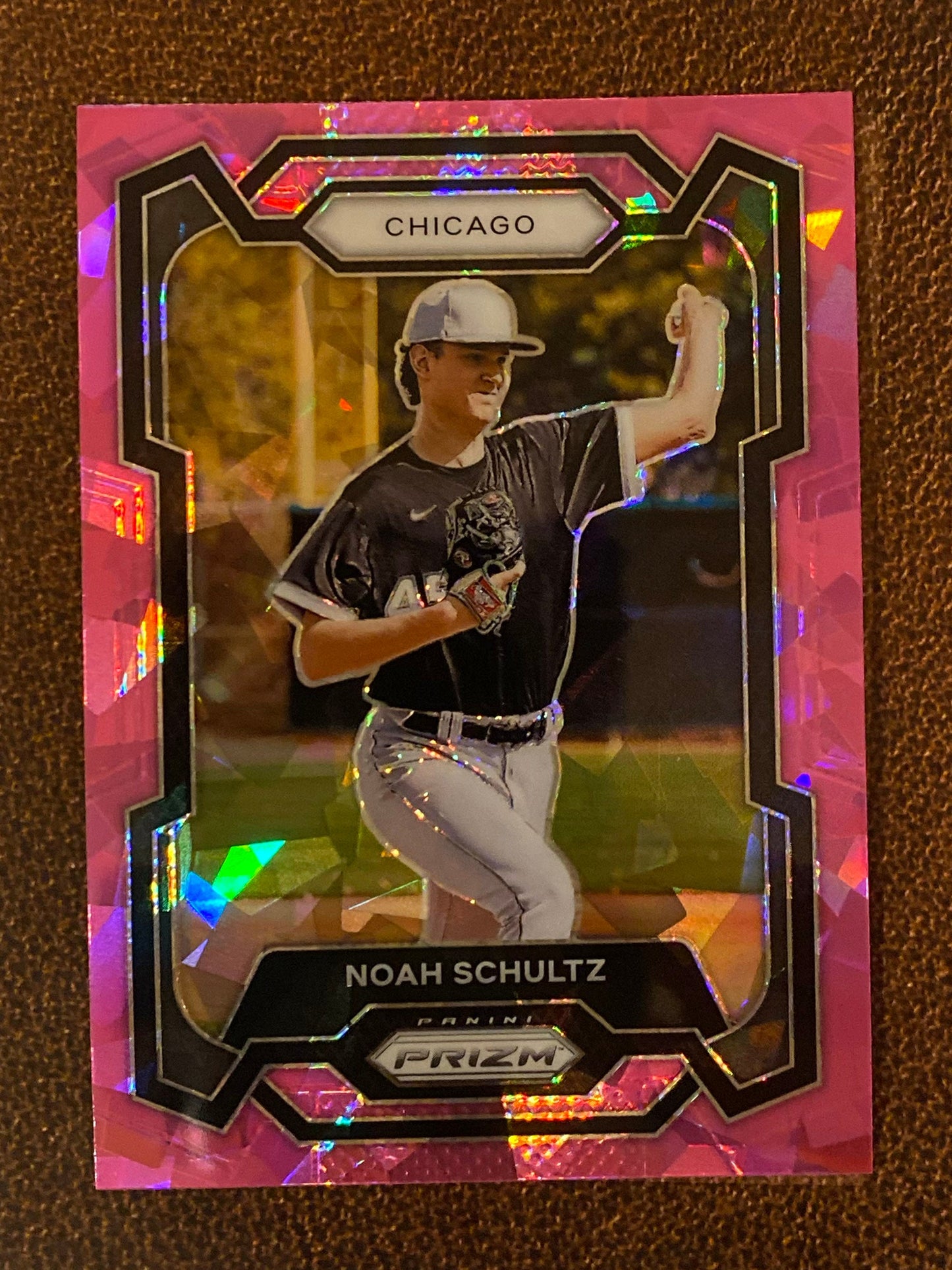 Noah Schultz - 2024 Panini Prizm - Pink Ice Mega - White Sox