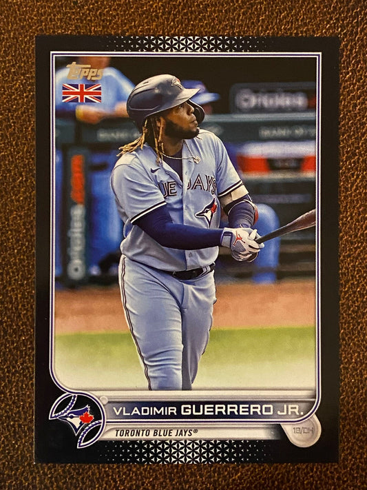 Vladimir Guerrero Jr. - 2022 Topps UK - Black /125 - Blue Jays