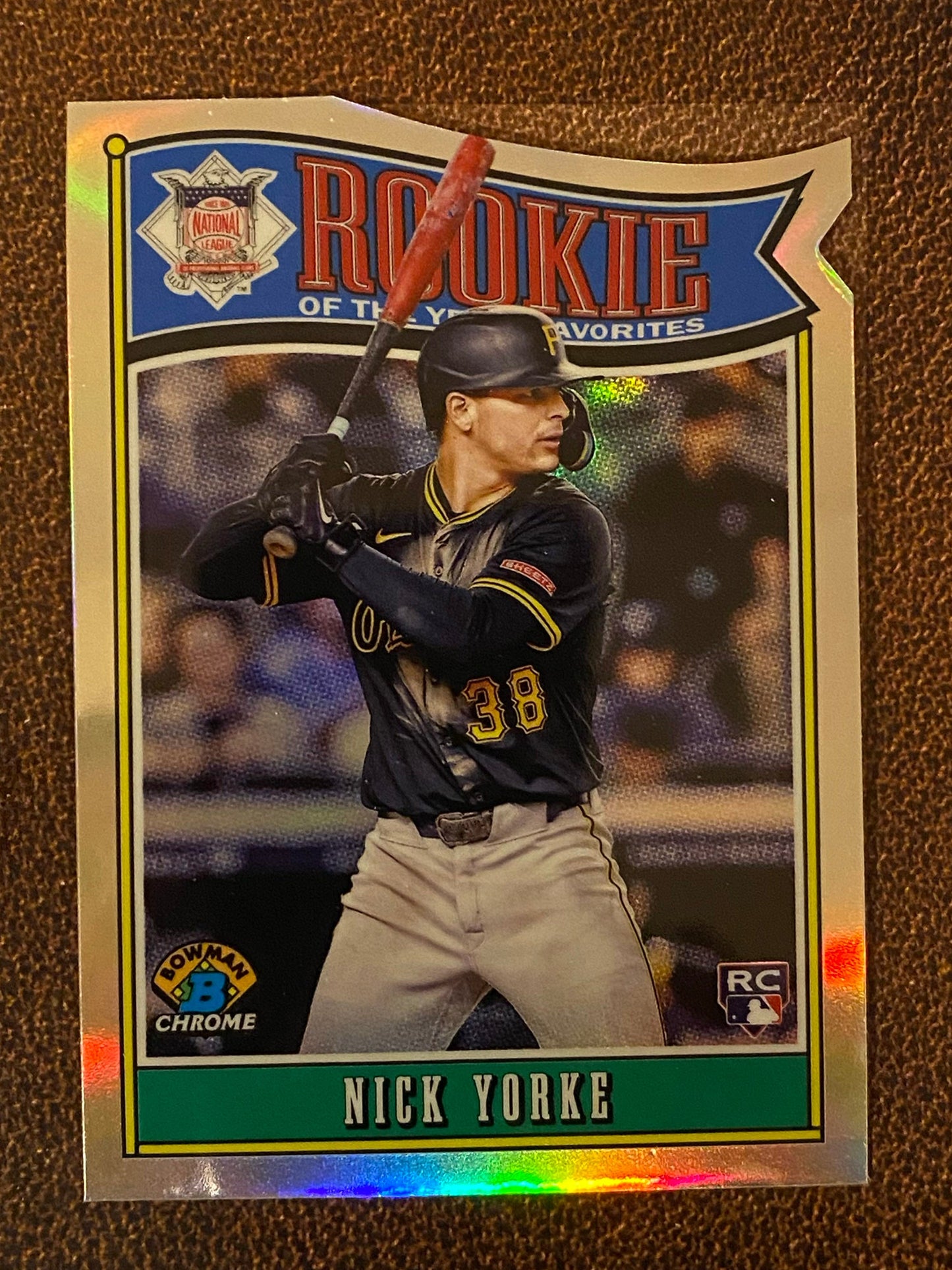 Nick Yorke - 2025 Bowman - Rookie of the Year Favorites - Pirates