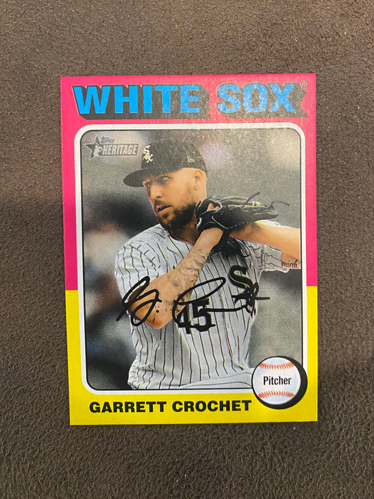 Garrett Crochet - 2024 Topps Heritage High Number - Mini - White Sox