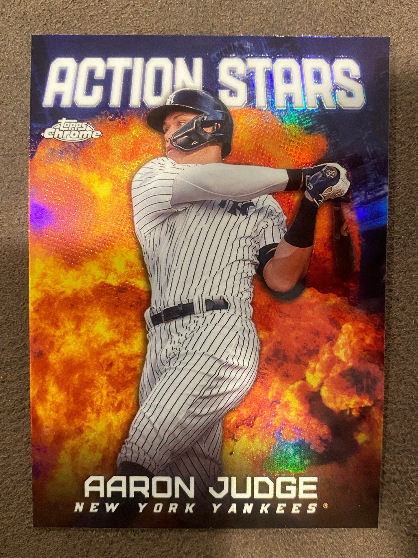 Aaron Judge - 2023 Topps Chrome Update - Action Stars - Yankees