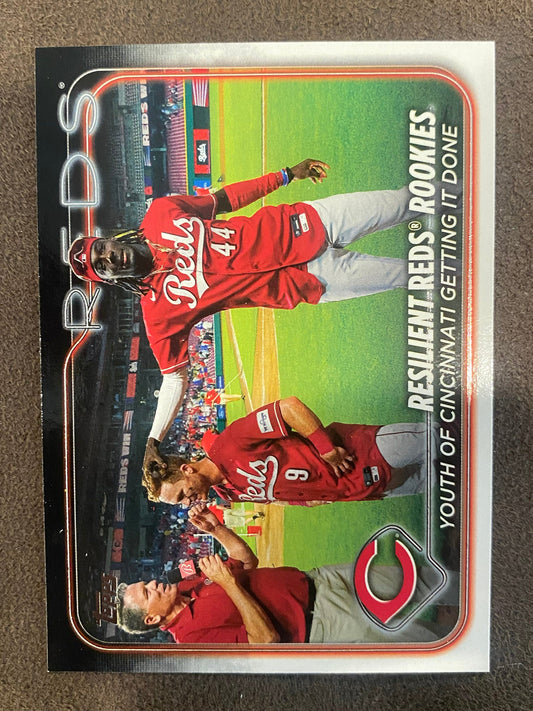 Elly De La Cruz / Matt McClain - 2024 Topps Series 1 - Rookie base card - Reds