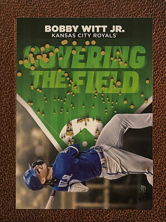 Bobby Witt Jr. - 2024 Topps Series 2 - Covering the Field Insert - Royals