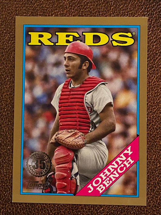 Johnny Bench - 2023 Topps Update - Gold Parallel /75 - Reds