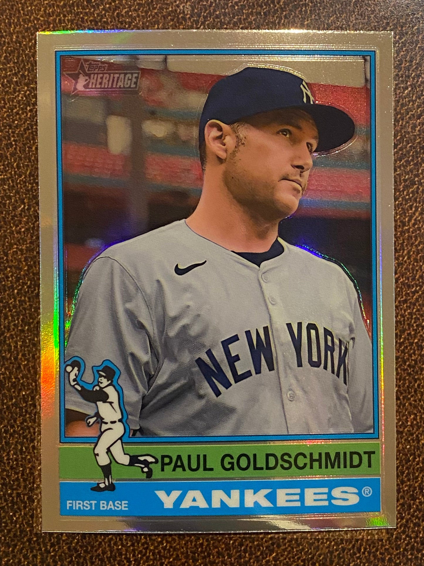 Paul Goldschmidt - 2025 Topps Heritage - Refractor - Yankees