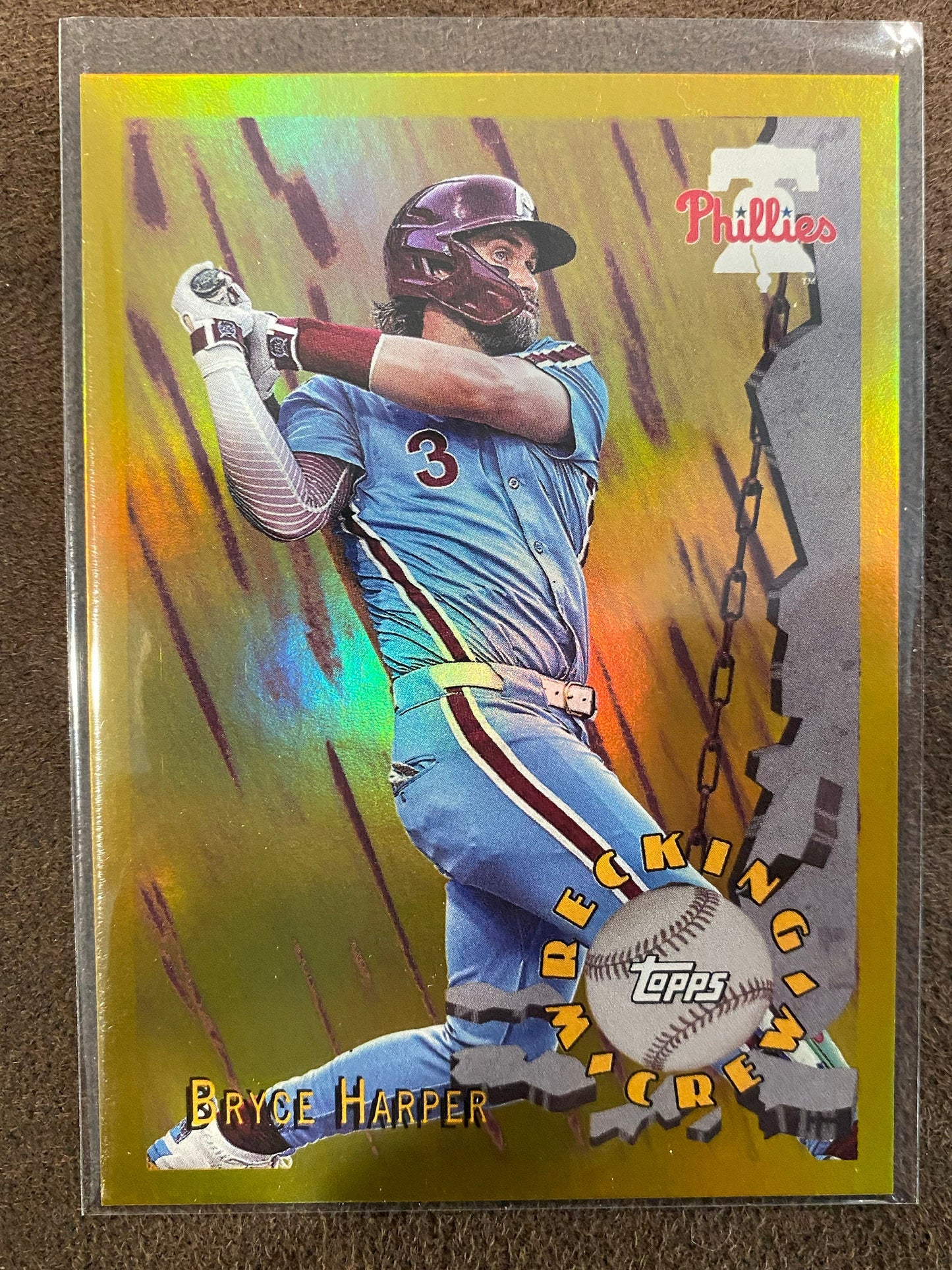 Bryce Harper - 2024 Topps Stadium Club - Wrecking Crew GOLD /50 - Phillies