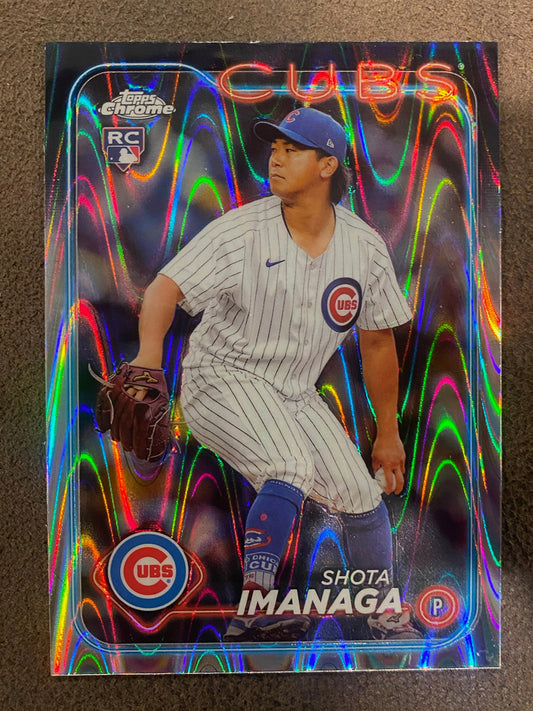 Shota Imanaga - 2024 Topps Chrome - Rookie Raywave - Cubs