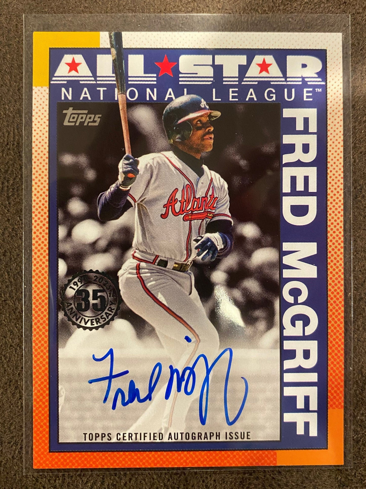 Fred McGriff - 2025 Topps Series 2 - 1990 AUTO - Braves
