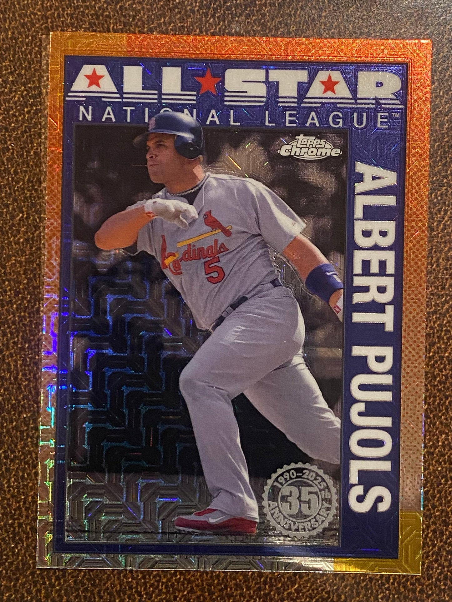 Albert Pujols - 2025 Topps Series 2 - 1990 All Star Mojo Refractor - Angels