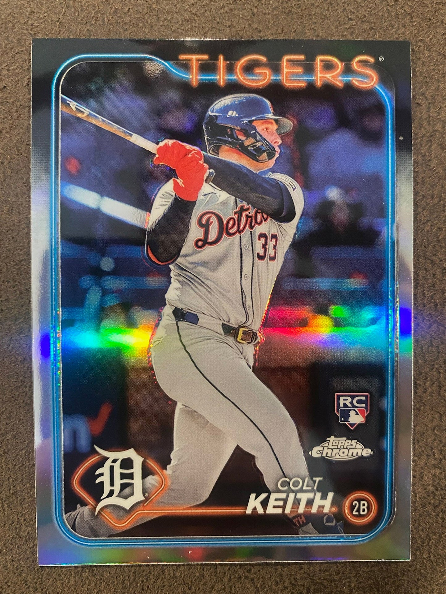 Colt Keith - 2024 Topps Chrome - Rookie Refractor - Tigers