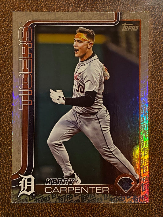 Kerry Carpenter - 2025 Topps Series 2 - Fanatics Exclusive Topps Foil Border - Tigers