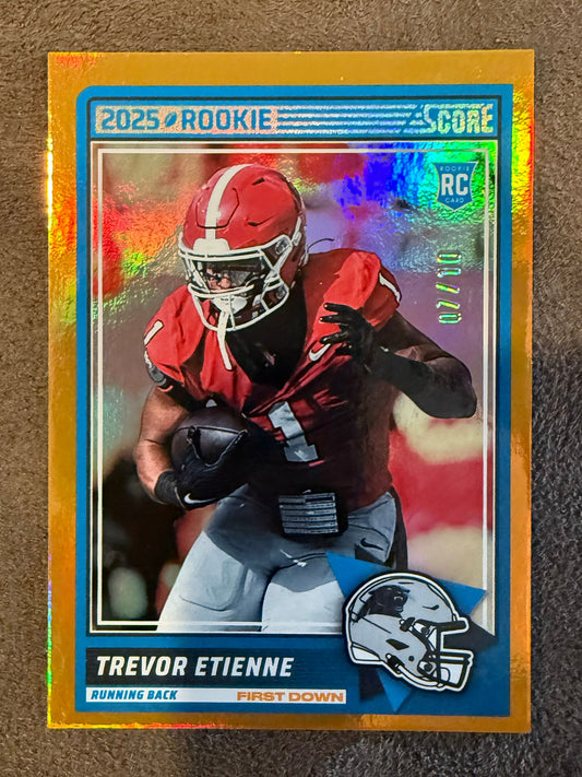 Trevor Etienne - 2025 Score - Orange /10 - Jaguars