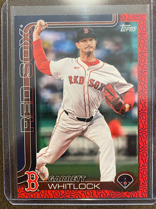 Garrett Whitelock - 2025 Topps Series 2 - Team Border SSP - Red Sox
