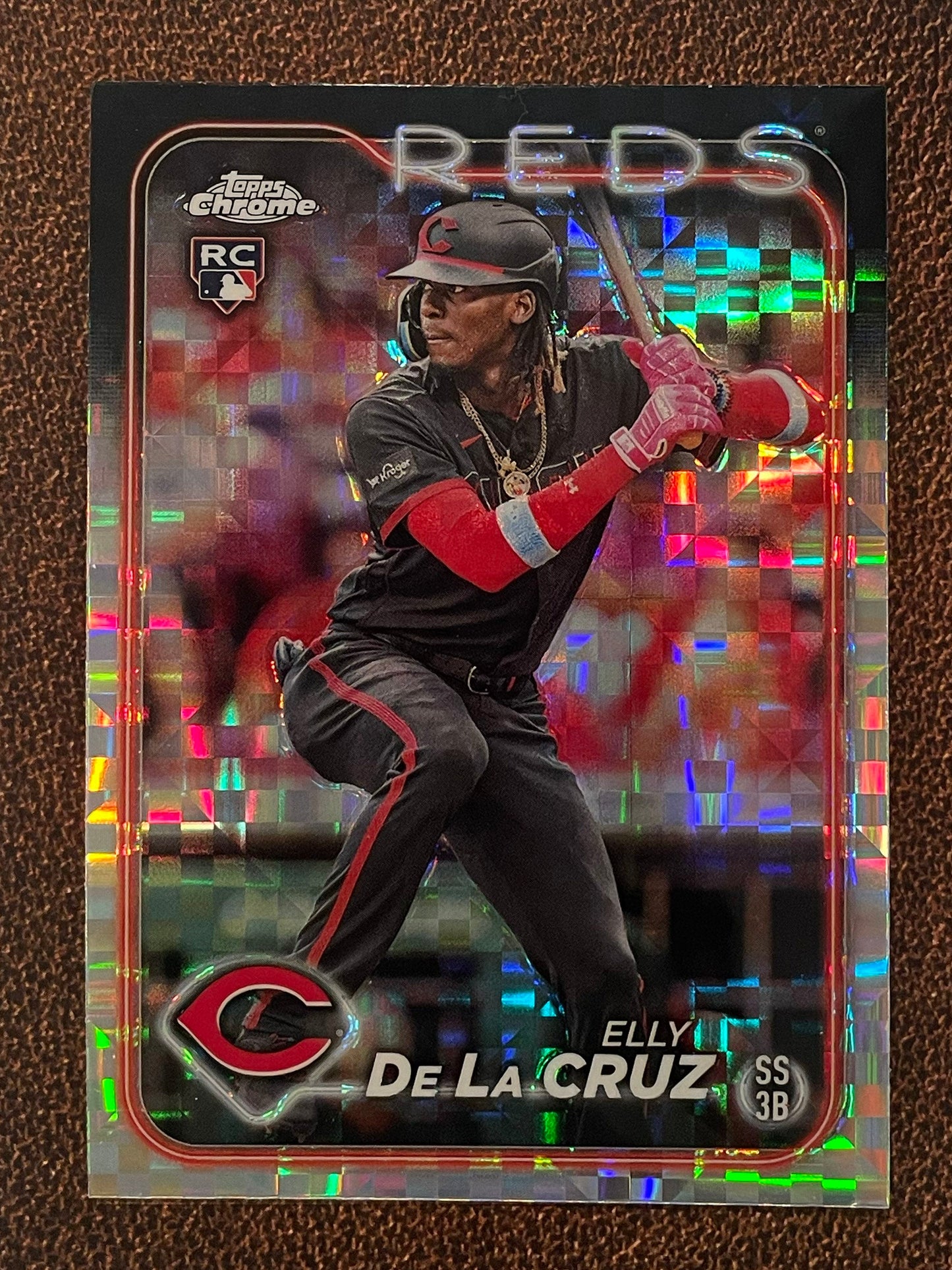 Elly De La Cruz - 2024 Topps Chrome - XFractor - Reds