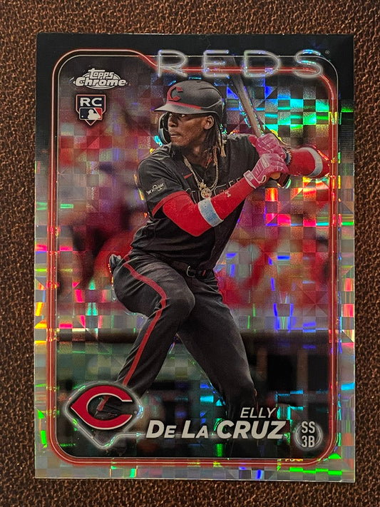 Elly De La Cruz - 2024 Topps Chrome - XFractor - Reds