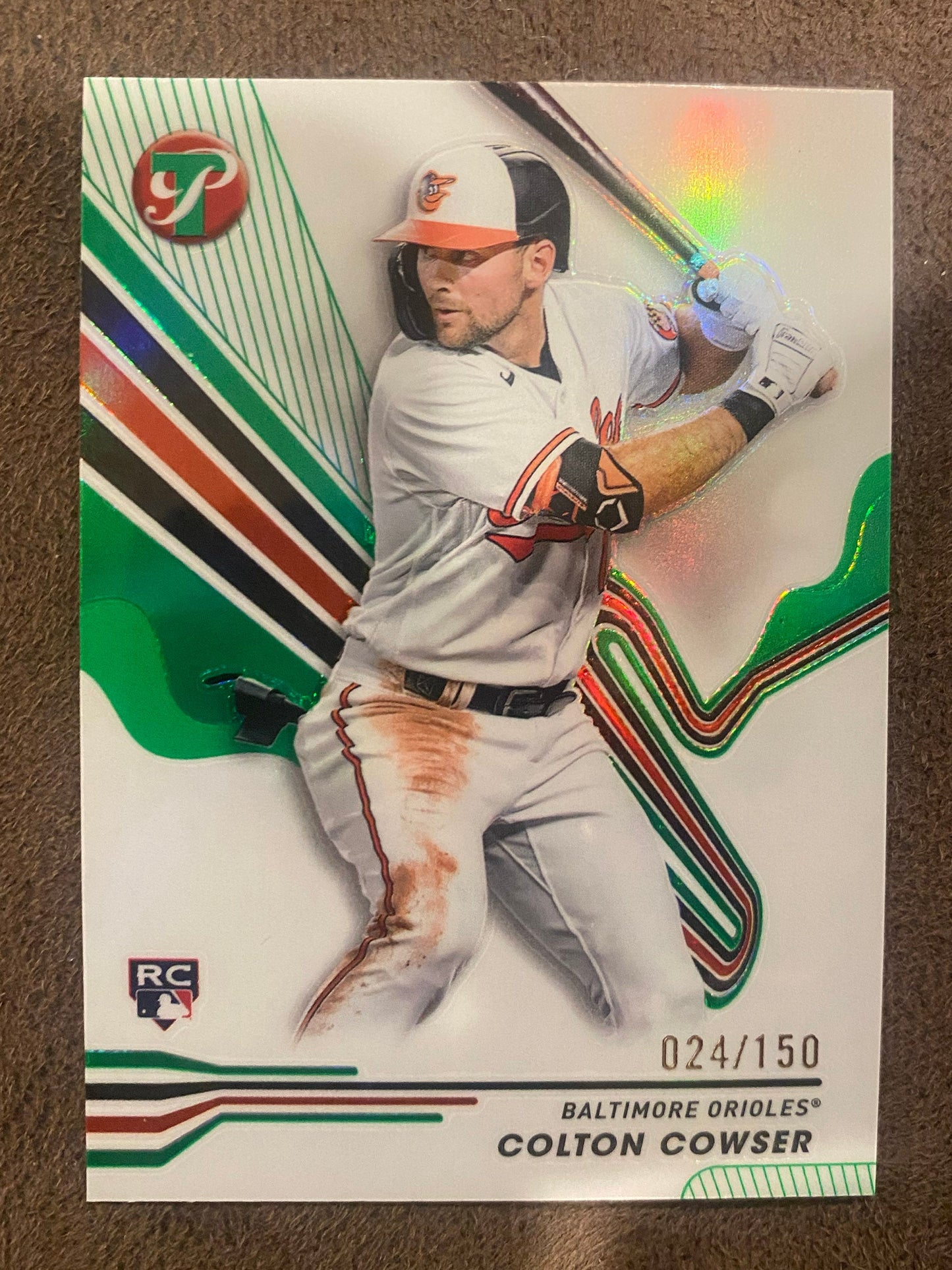 Colton Cowser - 2024 Topps Pristine - Green /150 - Orioles