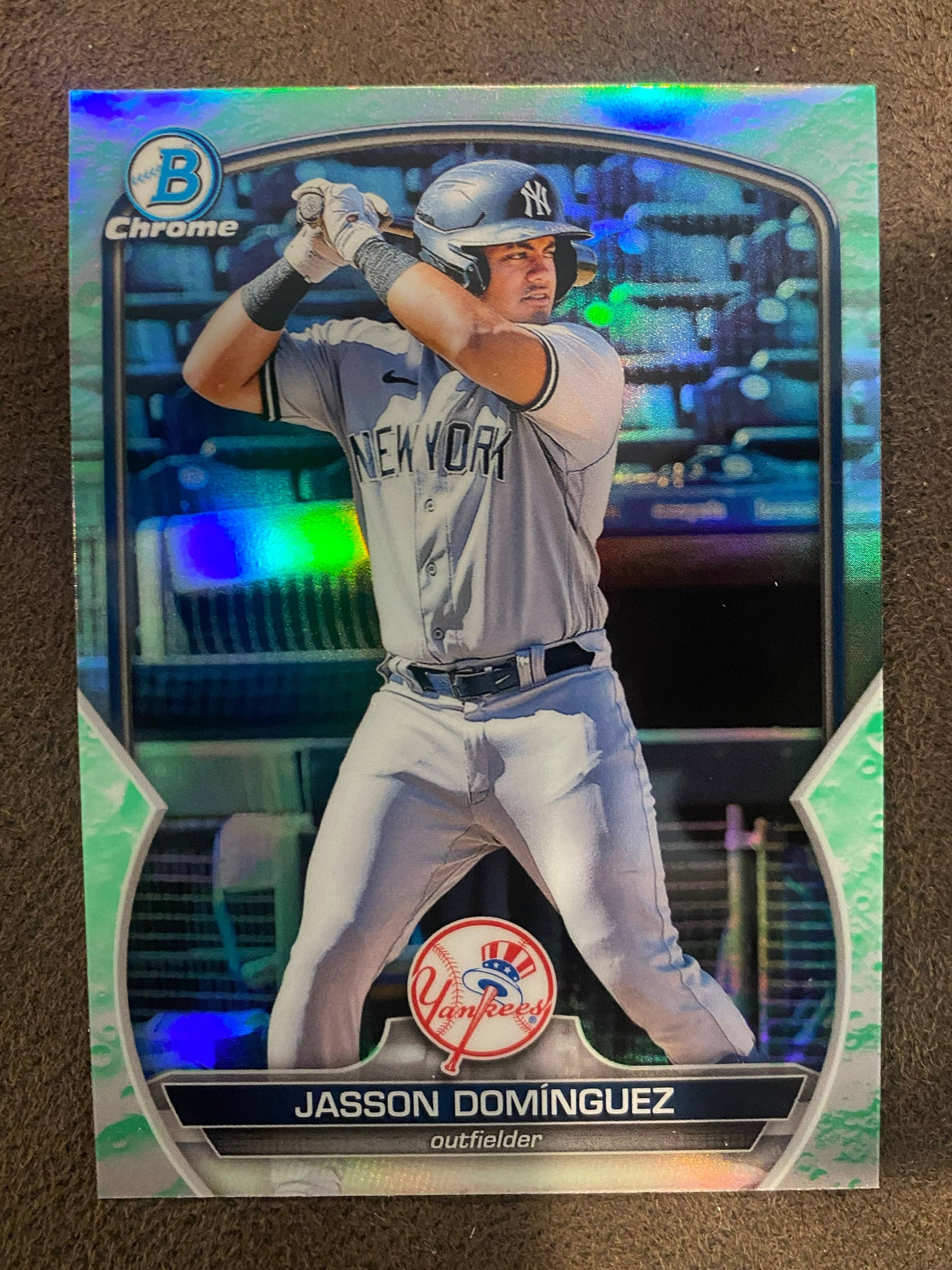 Jasson Dominguez - 2023 Bowman - Lunar Glow - Yankees