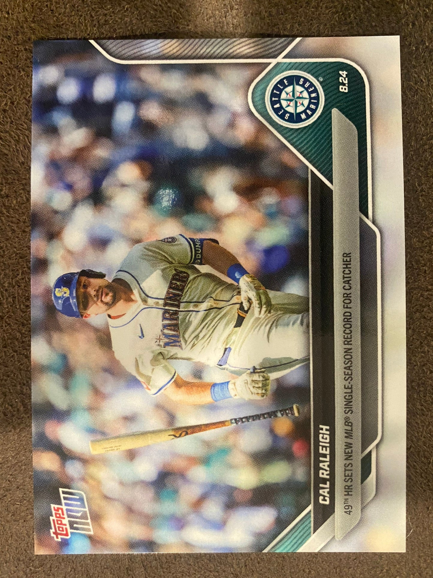 Cal Raleigh - 2025 Topps Now - Card 604 (PR: 21,368) - Mariners