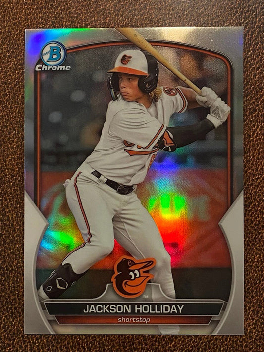 Jackson Holliday - 2023 Bowman Chrome - Refractor - Orioles
