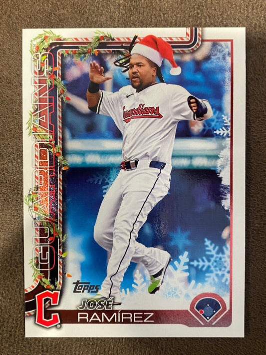 Jose Ramirez - 2025 Topps Holiday - Short Print - Guardians