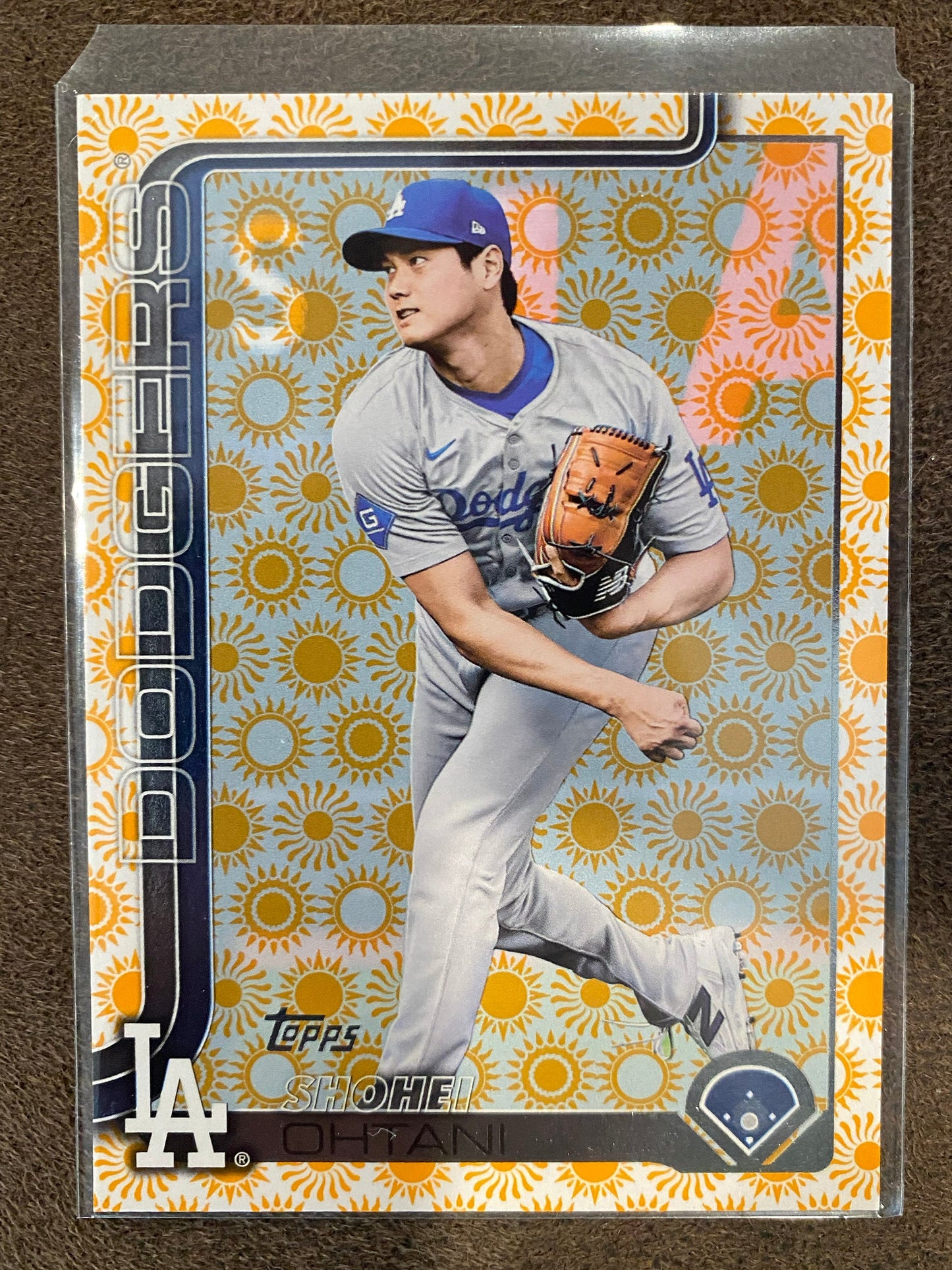 Shohei Ohtani - 2025 Topps Series 2 - Sun Holiday Parallel - Dodgers